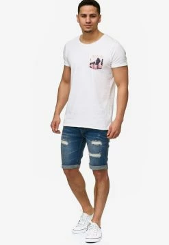 Indicode Jeans Denim Shorts Regular Jeans Caden Heren Donkerblauw -Indicode Jeans Verkoop 2023 916a3bfb3d0731465168a5585a2c7040