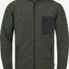 Indicode Jeans Fleece Jassen Fleece Jas Wilton Heren Groen