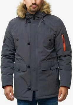 Indicode Jeans Parkas Winterparka Leicester Heren Basaltgrijs -Indicode Jeans Verkoop 2023 92f7d04cffcf94102f19ae93661a9159