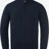 Indicode Jeans Vesten Gebreid Vest Arctic Heren Blauw / Zwart