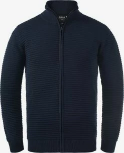 Indicode Jeans Vesten Gebreid Vest Arctic Heren Blauw / Zwart