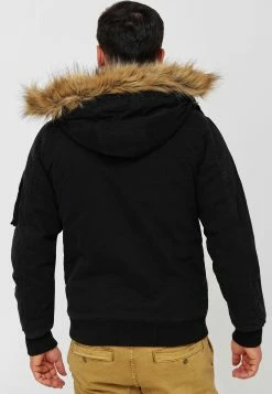 Indicode Jeans Winterjassen Winterjas Pennington Heren Zwart -Indicode Jeans Verkoop 2023 948a38f8abf1092d1e2a0501771014d3