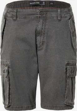 Indicode Jeans Cargo Shorts Regular Cargobroek Sully Heren Zwart Gemêleerd