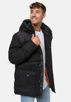 Indicode Jeans Winterjassen Winterjas Krem Heren Zwart -Indicode Jeans Verkoop 2023 96be0a32a6642e99e77cf090f75fb1d3