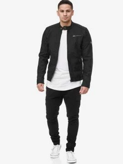 Indicode Jeans Jassen Tussenjas Manuel Heren Zwart -Indicode Jeans Verkoop 2023 9769b080965685580e10777dc03000b8