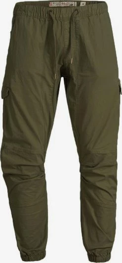 Indicode Jeans Cargobroeken Tapered Cargobroek Levi Cargo Heren Kaki