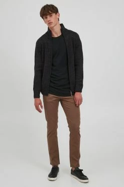 Indicode Jeans Vesten Gebreid Vest BERGEN Heren Donkergrijs -Indicode Jeans Verkoop 2023 9900198e3efa671be6c22341a1d8be56