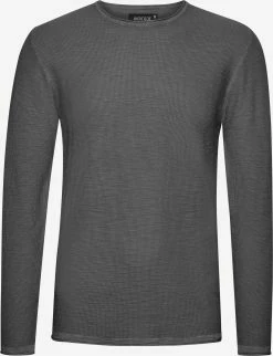 Indicode Jeans Crewneck Truien Trui Karpo Heren Grijs