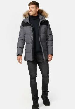 Indicode Jeans Parkas Winterparka Hexyl Heren Donkergrijs -Indicode Jeans Verkoop 2023 9caed2da109d3138123a1f76aaecd1e2