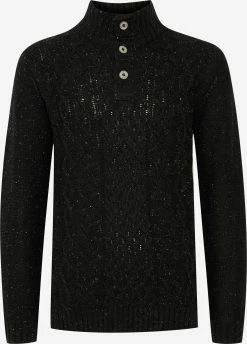 Indicode Jeans Coltruien Trui Benat Heren Zwart