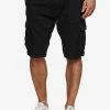 Indicode Jeans Cargo Shorts Regular Cargobroek Monroe Cargo ZA Heren Zwart