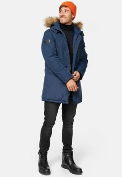 Indicode Jeans Parkas Winterparka Jarl Heren Blauw -Indicode Jeans Verkoop 2023 9df99e0f35b35e254895fbb25cd90eec