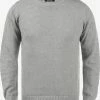 Indicode Jeans Crewneck Truien Trui Ricardo Heren Grijs
