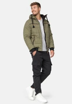 Indicode Jeans Winterjassen Winterjas Heren Olijfgroen -Indicode Jeans Verkoop 2023 9f159e1e8b0c3bcff63019bbc2938fb4