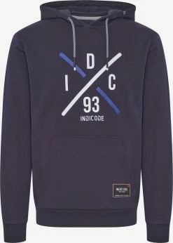 Indicode Jeans Hoodies Sweatshirt Leon Heren Nachtblauw