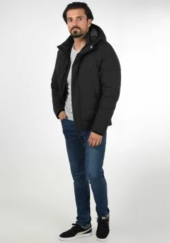 Indicode Jeans Winterjassen Winterjas Madot Heren Zwart -Indicode Jeans Verkoop 2023 a1989aebc643363171869f7ee55350a8