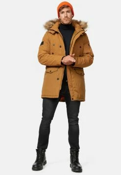 Indicode Jeans Parkas Winterparka Jarl Heren Bruin -Indicode Jeans Verkoop 2023 a2223b5b3d606ab143ebc1b6c940f8f7