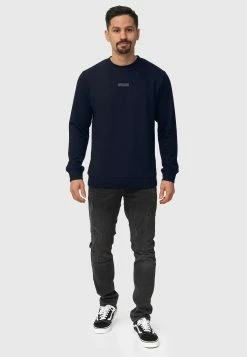 Indicode Jeans Sweatshirts Sweatshirt Baxter Heren Navy -Indicode Jeans Verkoop 2023 a2292afcbfc32f624216b88ebd82f7b7