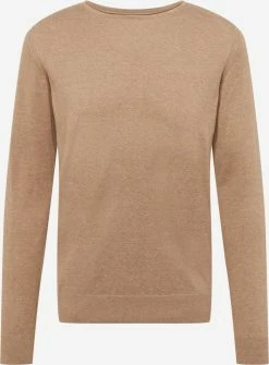 Indicode Jeans Crewneck Truien Trui Heren Beige