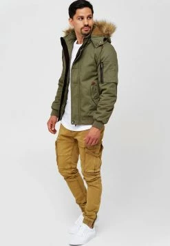 Indicode Jeans Winterjassen Winterjas Pennington Heren Groen -Indicode Jeans Verkoop 2023 a3635488e3d37022d90f41a51aea8b81