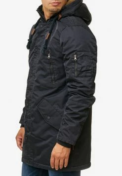 Indicode Jeans Parkas Winterparka Bardsley Heren Navy -Indicode Jeans Verkoop 2023 a3d9565a51cad9237d63ef7683c24601