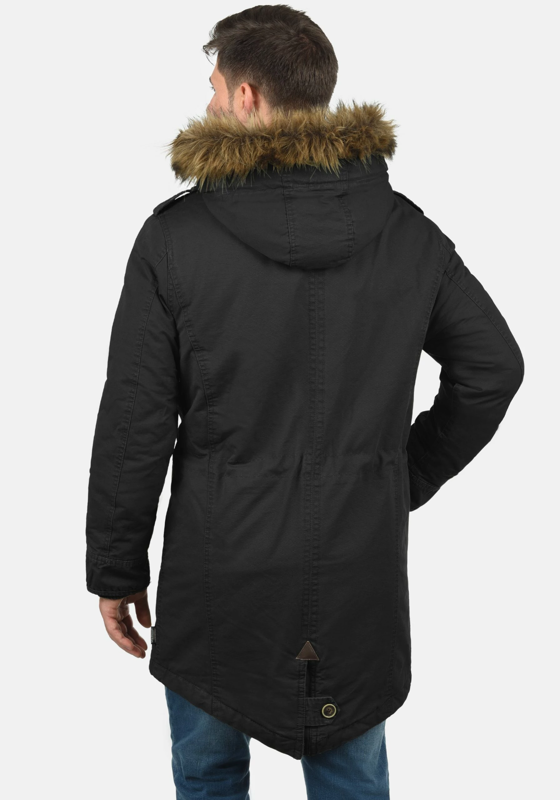 Indicode Jeans Parkas Winterparka Pulsoor Heren Zwart 6 Indicode Jeans Parkas Winterparka Pulsoor Heren Zwart - Afbeelding 4