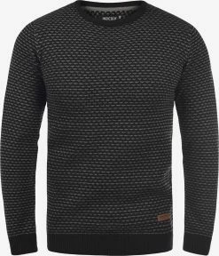 Indicode Jeans Crewneck Truien Trui Coppler Heren Zwart