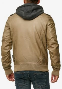 Indicode Jeans Leren Jassen Tussenjas Aaron Heren Sand -Indicode Jeans Verkoop 2023 a6dc0f27da333a946b3ddb0eeadedf87