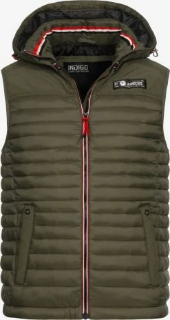 Indicode Jeans Bodywarmers Bodywarmer Leach Heren Groen