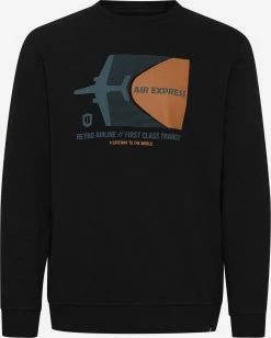 Indicode Jeans Sweatshirts Sweatshirt Heren Zwart