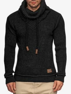 Indicode Jeans Coltruien Trui Keshawn Heren Zwart -Indicode Jeans Verkoop 2023 a8fe02e90ae6fae10d6e329675e8e140