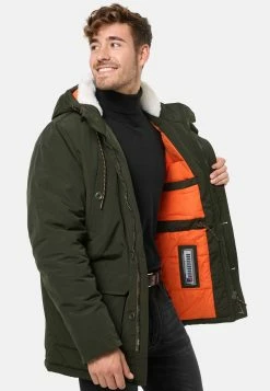 Indicode Jeans Winterjassen Winterjas West Heren Donkergroen -Indicode Jeans Verkoop 2023 a96f0519363f12753d3c25ea4c3a330d