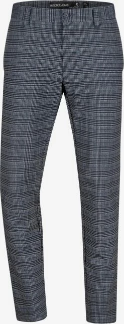 Indicode Jeans Chinos Regular Chino Rodekro Heren Lichtgrijs / Donkergrijs