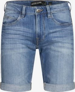 Indicode Jeans Denim Shorts Slimfit Jeans Fife Heren Blauw