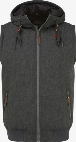 Indicode Jeans Bodywarmers Bodywarmer Lecter Heren Grijs / Donkergrijs