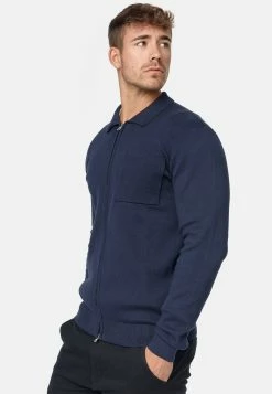 Indicode Jeans Vesten Gebreid Vest Muhlan Heren Navy -Indicode Jeans Verkoop 2023 abf0b9105bada83bb263138cf217320d 1