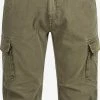 Indicode Jeans Cargo Shorts Regular Cargobroek 70-175 Nicolas Check Heren Kaki