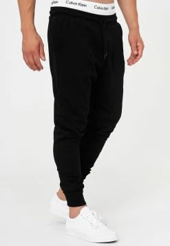 Indicode Jeans Sweatpants Tapered Broek Eberline Heren Zwart -Indicode Jeans Verkoop 2023 ac610f3837408382cb8fd5a135cb1310