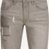 Indicode Jeans Denim Shorts Regular Jeans Roberts Heren Grijs