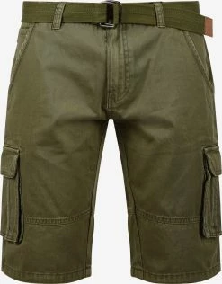 Indicode Jeans Cargo Shorts Regular Cargobroek Costa Heren Groen