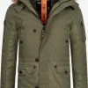 Indicode Jeans Parkas Winterparka Jarl Heren Kaki