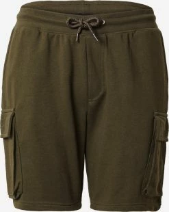 Indicode Jeans Cargo Shorts Regular Cargobroek Ronny Heren Olijfgroen