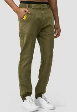 Indicode Jeans Pantalons Tapered Broek Zannes Heren Groen -Indicode Jeans Verkoop 2023 af9c9339615ab44e0c61e7a2f54a479a