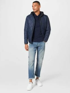 Indicode Jeans Tussenjassen Tussenjas Perkins Heren Navy -Indicode Jeans Verkoop 2023 b050b7b6a3f3bb5e700854e701ceac28