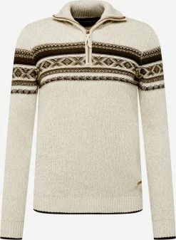 Indicode Jeans Coltruien Trui Noss Heren Ecru