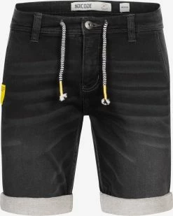 Indicode Jeans Denim Shorts Regular Broek Azibo Heren Zwart