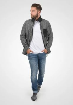 Indicode Jeans Fleece Jassen Fleece Jas Wilton Heren Grijs Gemêleerd -Indicode Jeans Verkoop 2023 b2a512a56dc32d267f2d39b3cc7590d4