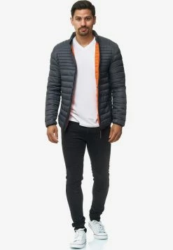 Indicode Jeans Tussenjassen Tussenjas Islington Heren Donkergrijs -Indicode Jeans Verkoop 2023 b4057345db329d6f3e3da527f6ad6231