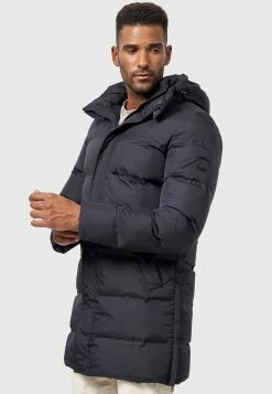 Indicode Jeans Parkas Winterparka Leugene Heren Zwart -Indicode Jeans Verkoop 2023 b4d711af769378a84268d81b14851e27