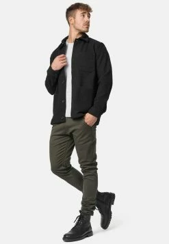 Indicode Jeans Tussenjassen Tussenjas Thanasis Heren Zwart -Indicode Jeans Verkoop 2023 b52886a1ebf7ddc472499434e9c12570